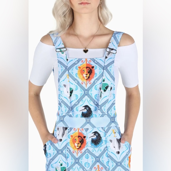 Blackmilk Harry Potter Hogwarts Mascot House Overalls - Picture 4 of 11